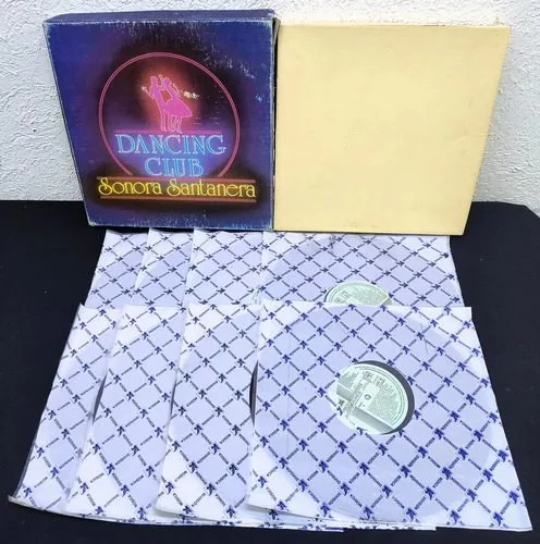 Disco Lp Acetato Dancing Club Sonora Santanera 8-pack 1985 Edición Limitada — Audio vintage, años 80s