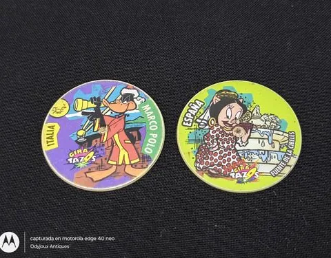 Lote Gira Tazos Looney Tunes Warner Bros 1994 Vintage 2-pack