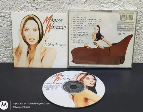 Cd Monica Naranjo - Palabra De Mujer Sony Music 1997 México Estándar