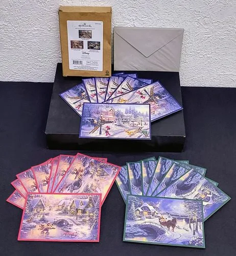 Hallmark Surtido Tarjetas D Navidad Mickey Mouse Disney 22pz — Tech vintage