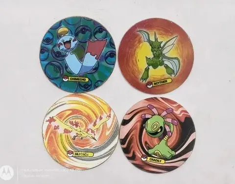 Lote Tazos Pokémon Classic Tazos 2007 Nintendo 4pz Original