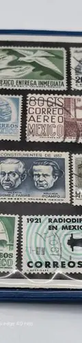 Colección Monedas Y Sellos Postales Vintage México Siglo Xix — Coleccionables vintage (foto 5)