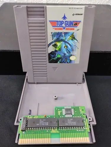 Top Gun The Second Mission Nintendo Nes Konami Original — Gaming vintage, años 80s