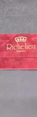 Estuche De Terciopelo Para Reloj Marca Richelieu Swiss Orig Bordó — Coleccionables vintage