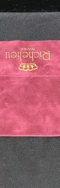 Estuche De Terciopelo Para Reloj Marca Richelieu Swiss Orig Bordó — Coleccionables vintage (foto 5)