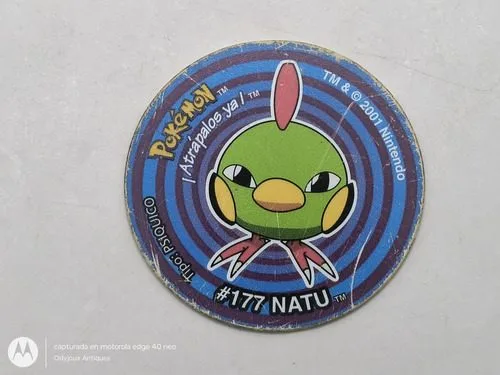 Tazo De Pokémon 3 #177 Natu Sin Sticker Original — Coleccionables vintage, años NOW