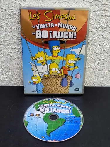Dvd Los Simpson La Vuelta Al Mundo En 80 ¡auch! Original