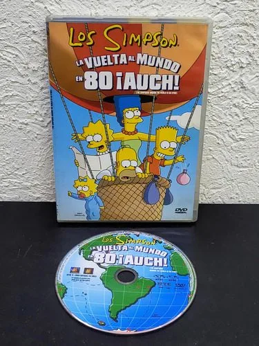 Dvd Los Simpson La Vuelta Al Mundo En 80 ¡auch! Original — Video vintage, años NOW