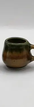 Jarrita De Cerámica Artesanal Con Tarritos/tacitas Vintage Marrón — Decoración vintage (foto 2)