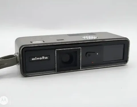 Camara Analoga Minolta 16p Vintage Espía De Colección Checar Plateado