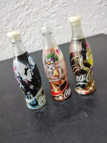 Lote 3-pack Mini Botellas Coca Cola Mtv Vwla 2004 Original — Coleccionables vintage, años NOW