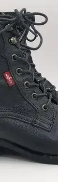 Bota Casual Para Dama Levis L129242 Negro Original Usado Negro Piel 24