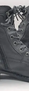 Bota Casual Para Dama Levis L129242 Negro Original Usado Negro Piel 24