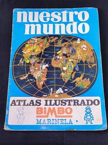Atlas Álbum Ilustrado Bimbo Marinela Nuestro Mundo 70's — Coleccionables vintage, años 70s