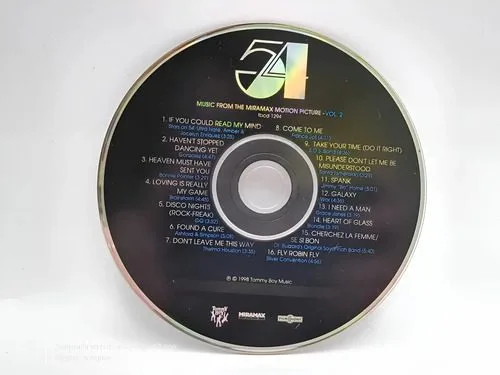 Cd 54 Music From The Miramax Motion Picture Vol 2 Solo Disco — Audio vintage, años 90s