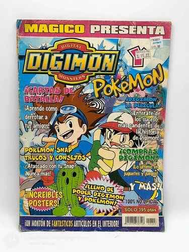 Revista Digimon Monsters Y Pokémon Año 3 Blue Sky Publishing — Coleccionables vintage, años 90s