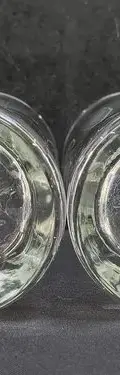 Set Vasos Pedrada Old Fashion De Vidrio 14cm 300ml Vintage Transparente — Coleccionables vintage (foto 10)