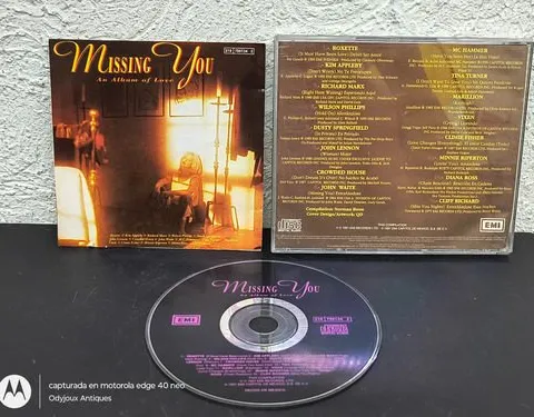 Cd Missing You An Album Of Love 1991 Emi John Lennon Varios Estándar