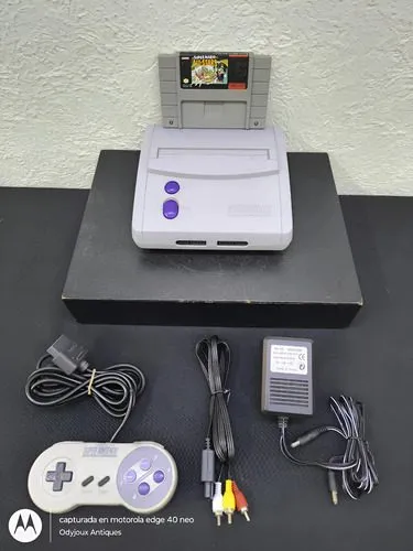 Consola Super Nintendo Snes Jr + Juego Mario All Stars  Blanco