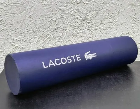 Estuche/cilindro Para Regalo Marca Lacoste Usado Original