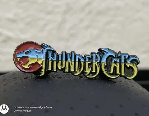 Pin/broche Thundercats Retro Anime 80's Logotipo Metal 4.5cm Azul Pin/broche Thundercats Retro Anime 80's Logotipo Metal 4.5cm