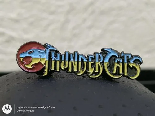 Pin/broche Thundercats Retro Anime 80's Logotipo Metal 4.5cm Azul Pin/broche Thundercats Retro Anime 80's Logotipo Metal 4.5cm — Coleccionables vintage, años 80s