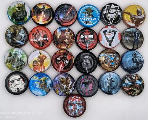 Lote 25 Tapas Jumex Metalicas Star Wars Promocionales 2015 Colores Star Wars Promocionales 2015 Jumex — Coleccionables vintage, años NOW