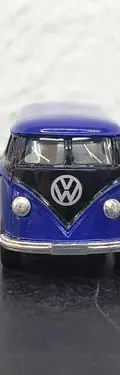 Combi Volkswagen Classical Bus 1962 Azul 1/64 Kingsmart Azul — Coleccionables vintage, años NOW (foto 2)