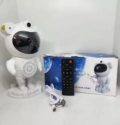 Astronauta Bocina Con Bluetooth Lámpara/proyector Galaxia