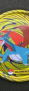 Tazo Gold Pokemon Metálico T-64 Salamence  2007 Original — Coleccionables vintage, años NOW