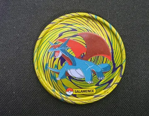 Tazo Gold Pokemon Metálico T-64 Salamence  2007 Original
