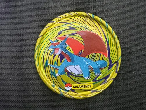 Tazo Gold Pokemon Metálico T-64 Salamence  2007 Original — Coleccionables vintage, años NOW