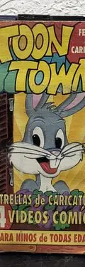 Set 4 Cassettes Vhs Videos Cómicos Toon Town Bugs Bunny — Video vintage, años 80s (foto 2)