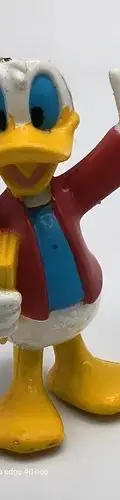 Figura Pato Donald Con Libro Antiguo Disney Años 80's 6cm — Coleccionables vintage, años 80s