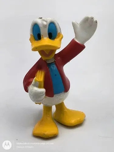 Figura Pato Donald Con Libro Antiguo Disney Años 80's 6cm — Coleccionables vintage, años 80s