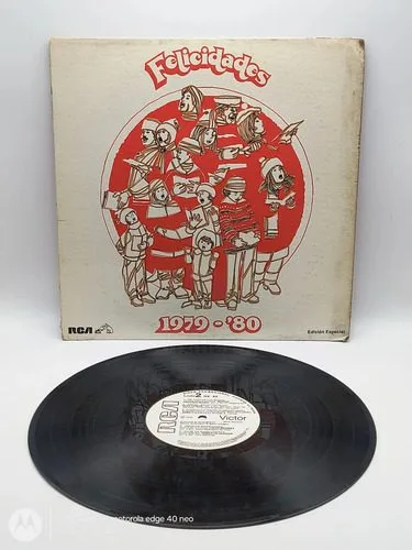 Disco Lp Felicidades 1979-'80 Emmanuel César Costa Rca 1979 Estándar — Audio vintage, años 70s