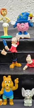 Figuras Cartoonmanía Sonrics 90's Retro Semi-coleccion 15pz — Coleccionables vintage, años 90s