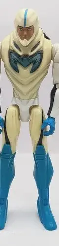 Figura Max Steel Traje Blanco Combate Robot Azul N-tek 2013