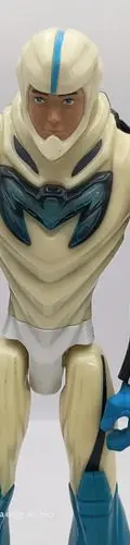 Figura Max Steel Traje Blanco Combate Robot Azul N-tek 2013