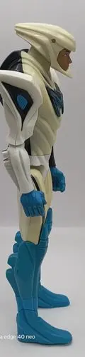 Figura Max Steel Traje Blanco Combate Robot Azul N-tek 2013