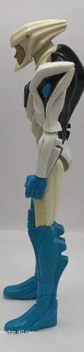 Figura Max Steel Traje Blanco Combate Robot Azul N-tek 2013
