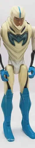 Figura Max Steel Traje Blanco Combate Robot Azul N-tek 2013