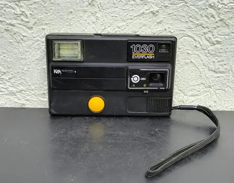 Camara Fotográfica Disco Everflash Keystone 1030 No Funciona Negro