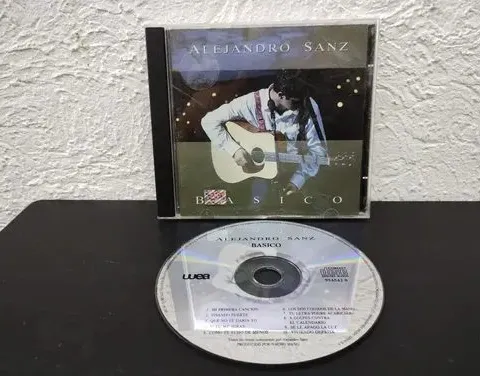 Cd Alejandro Sanz - Basico Año 1994 Wea Original Estándar Concierto En Vivo