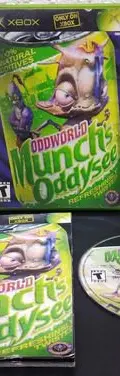 Oddworld Munch's Oddysee Xbox Clásico Completo Original — Gaming vintage, años NOW