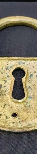 Figura Candado Antiguo De Laton/bronce 16cm Vintage — Coleccionables vintage (foto 3)