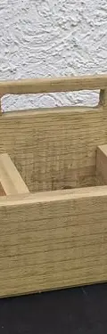 Cajón De Madera Para Botellas De Refresco De Vidrio 6-pack — Coleccionables vintage
