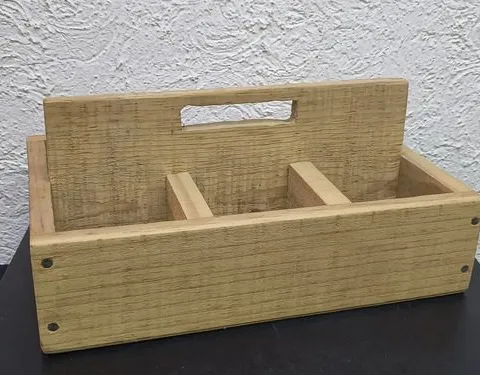 Cajón De Madera Para Botellas De Refresco De Vidrio 6-pack