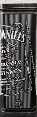 Caja Metálica Promo Jack Daniel's Ed Mr. Jacks Birthday 2011 Negro Y Gris Con Letras Blancas Rayas — Coleccionables vintage, años NOW (foto 3)