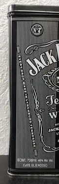Caja Metálica Promo Jack Daniel's Ed Mr. Jacks Birthday 2011 Negro Y Gris Con Letras Blancas Rayas — Coleccionables vintage, años NOW (foto 5)